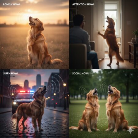 Different Types of Howling of a Dog