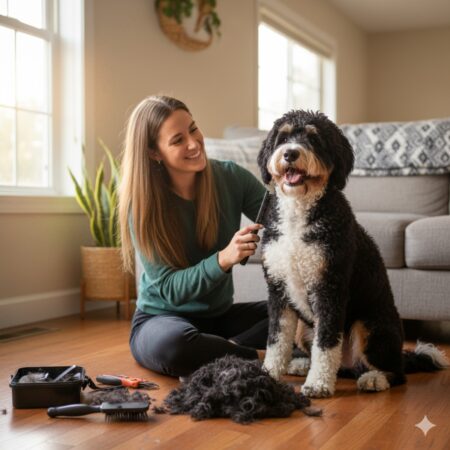 How To Care for An F1b Bernedoodle