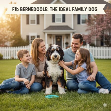 In Depth Guide About F1b Bernedoodle The Perfect Family Dog