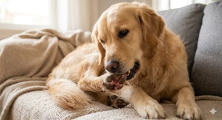 Dogs Chewing Paws and Nails: Causes and Solutions
